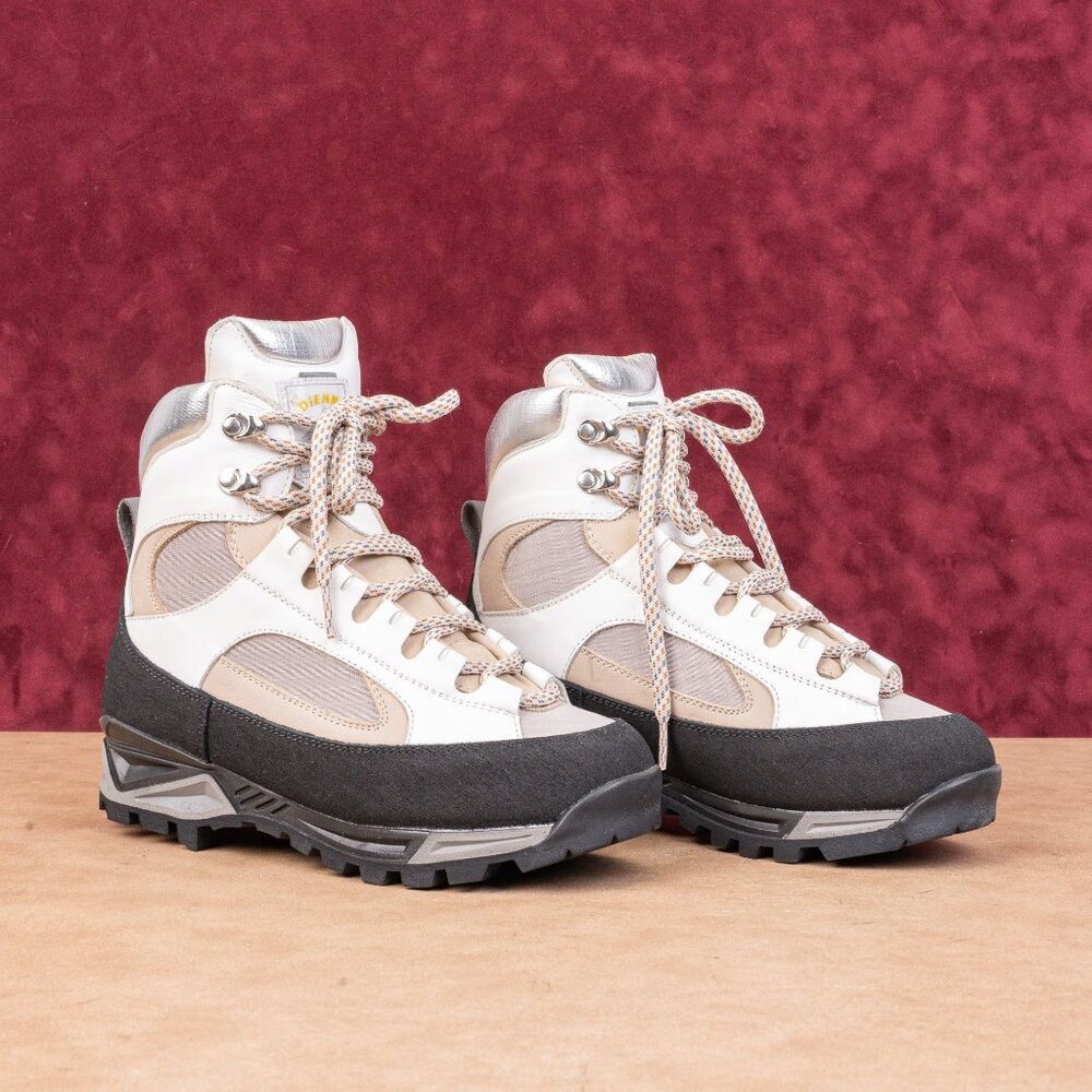 Diemme Women Civietta Black White Fashion Winter Lace-up Boots sz 7US EUR37